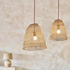 Dome Shape Wire Lamp Shade - Antique Brass - Two Sizes - Greige - Home & Garden - Chiswick, London W4 