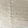 Large Pear Shape Kapok Fabric Lampshade - White