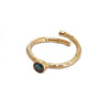 Gold Plated Labradorite Ring
