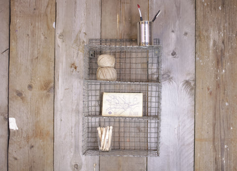 Locker Room Shelf Rack - Two Sizes - Greige - Home & Garden - Chiswick, London W4 