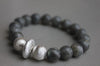 Hand-made Semi Precious Stone Stacking Bracelet - Greige - Home & Garden - Chiswick, London W4 