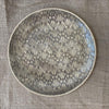 Wonki Ware Ceramic Dinner Plate Charcoal Lace Pattern
