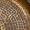 Deep Antiqued Brass Finish Tray - 45cm