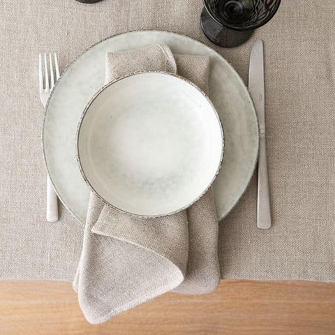 Natural Linen Napkin Heavy gauge natural washed linen