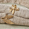 Leaf Shaped Brass Napkin Ring