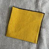 Pure Linen Napkin with Contrast Oversewn Edge - Various Colours