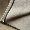 100% Linen Napkins with Contrast Oversewn Edging - Oatmeal or Granite Grey - Greige - Home & Garden - Chiswick, London W4 