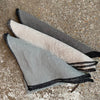 Pure Linen Napkin with Contrast Oversewn Edge - Various Colours