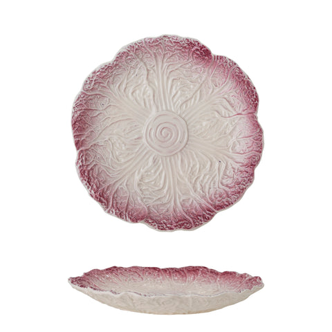 Stoneware Veggie Series - Purple Lettuce Plate