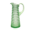 Tall Hobnail Jug - 1 Litre - Light Green