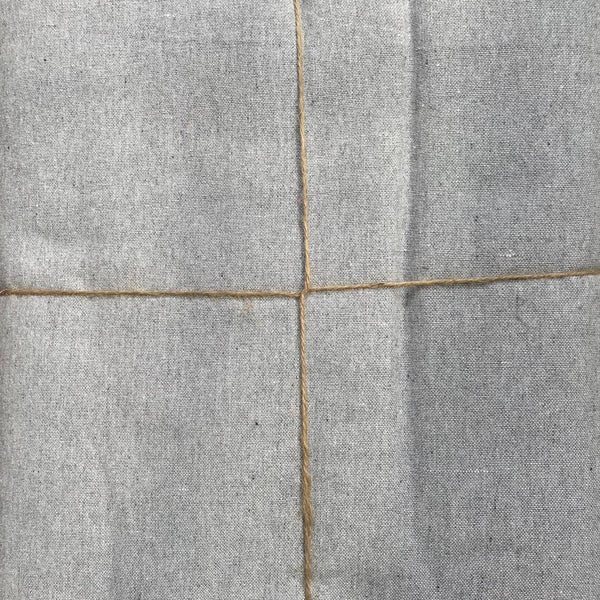 eco tablecloth recycled cotton grey