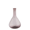 recycled glass lilac vase
