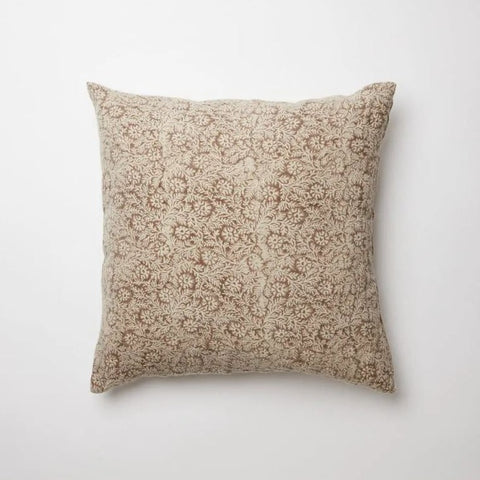 Beige Floral Cushion - Linen - Olsson & Jensen
