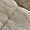 Linen Tablecloth with Overstitched Edge - Oatmeal - Three Sizes - Greige - Home & Garden - Chiswick, London W4 