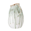 Green Drip Stoneware Vase