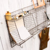 Retro Inspired Locker Room Shelf & Hooks - Large - Greige - Home & Garden - Chiswick, London W4 