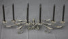 Elaborate French Style Long Metal Candle-Holder (for 8 Candles) - Greige - Home & Garden - Chiswick, London W4 