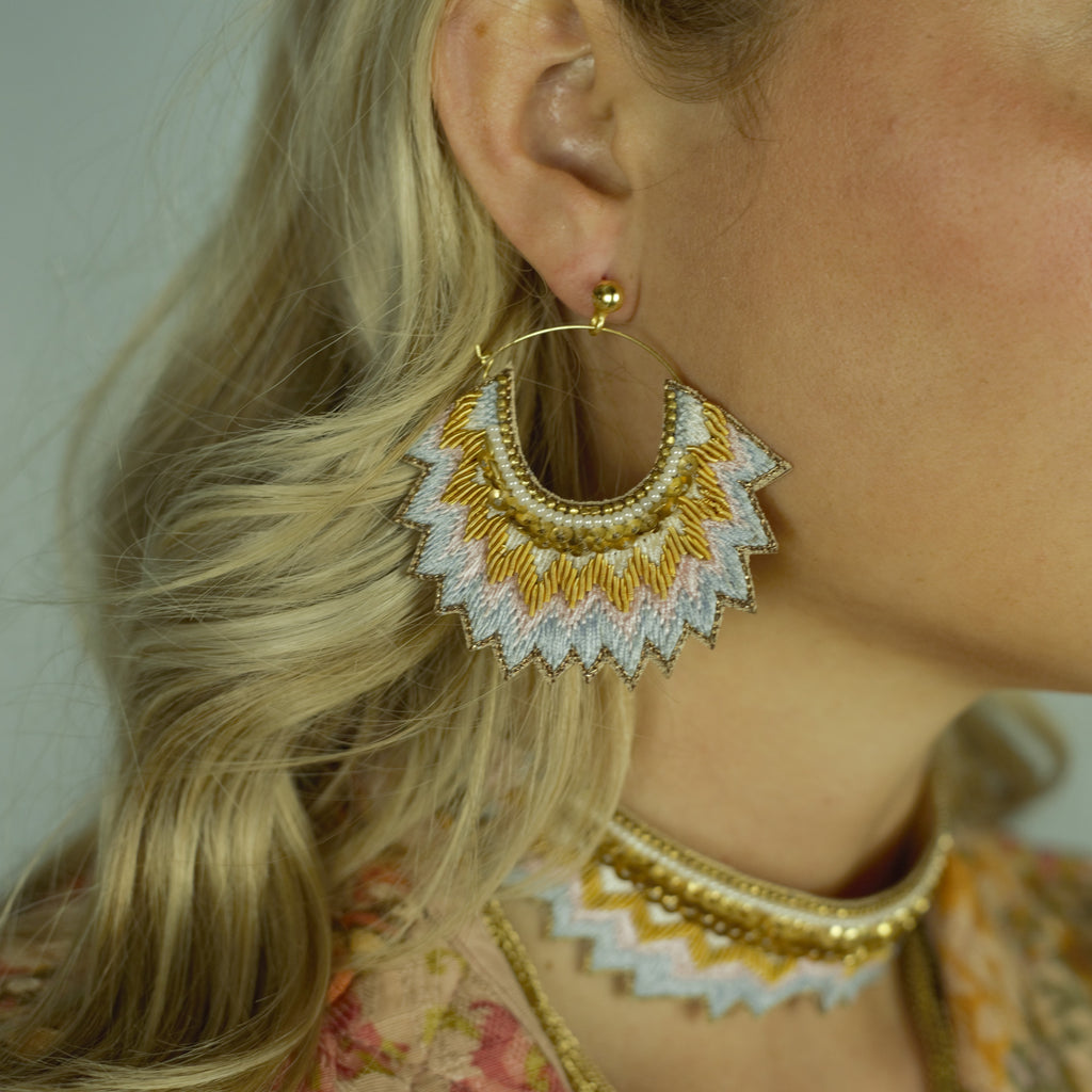 Nahua Maria Earrings Frozen