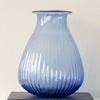 Colourful Recycled Glass Vase - Lapis Blue D