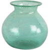 Colourful Recycled Glass Vase - Teal C