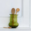 Colourful Recycled Glass Vase - Jade B