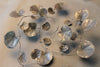 Metal Antique Brass Round Leaves Garland