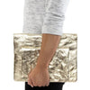 Washable Metallic Paper Clutch Bag - Silver or Platinum - Greige - Home & Garden - Chiswick, London W4 