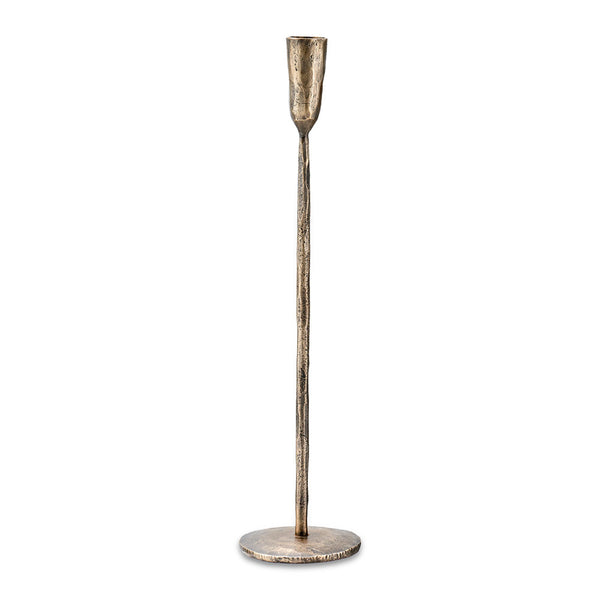 Tall Antique Brass Candlestick - Three Sizes