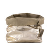 Metallic Paper Bag from Italy - Platinum - Greige - Home & Garden - Chiswick, London W4 