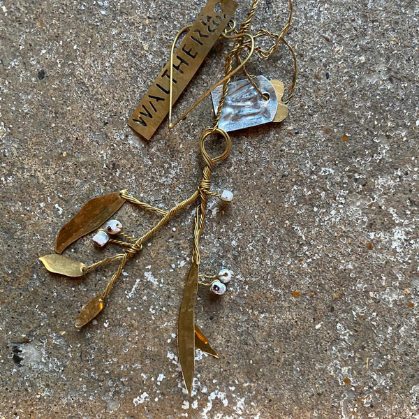 Mini Hanging Brass Mistletoe Walther & Co Denmark