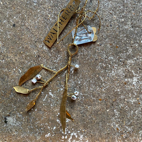 Mini Hanging Brass Mistletoe Walther & Co Denmark