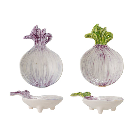 Stoneware Veggie Series - Set of Two Mini Onion Bowls