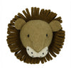 Mini Lion Felt Wall Head by Fiona Walker, England - Greige - Home & Garden - Chiswick, London W4 