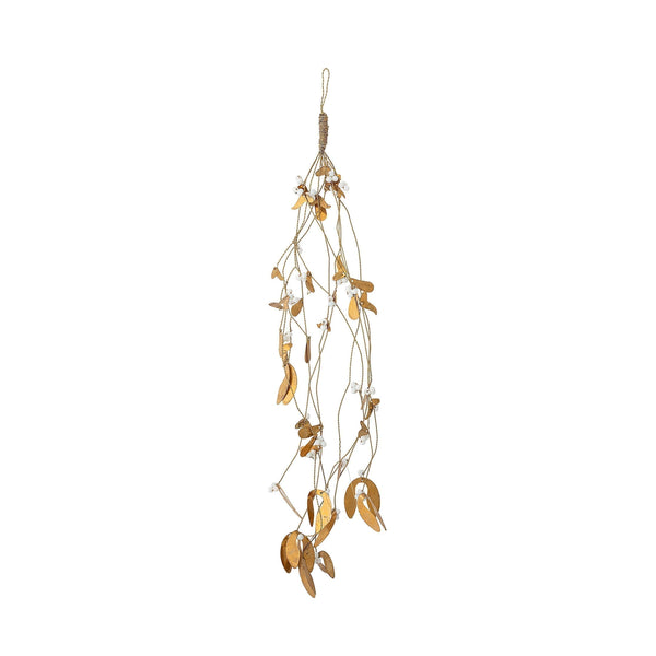 Long Trailing Brass Mistletoe Bunch