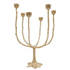 Recycled Brass Tree Multi Candleholder Candelabra