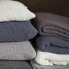 Moss Stitch Cotton Throw - Greige - Home & Garden - Chiswick, London W4 