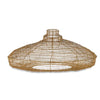 Organic Oval Shape Wire Lamp Shade - Antique Brass