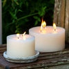 Outdoor Multiwick Pillar Candle - Ivory