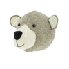 Mummy Bear Felt Animal Head by Fiona Walker, England - Greige - Home & Garden - Chiswick, London W4 