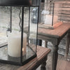 Weathered Reclaimed Pine Nesting Tables - Greige - Home & Garden - Chiswick, London W4 