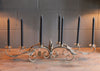 Elaborate French Style Long Metal Candle-Holder (for 8 Candles) - Greige - Home & Garden - Chiswick, London W4 