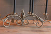 Elaborate French Style Long Metal Candle-Holder (for 8 Candles) - Greige - Home & Garden - Chiswick, London W4 