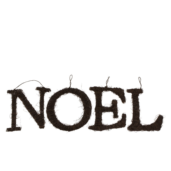 Large NOEL Rattan Letters - Greige - Home & Garden - Chiswick, London W4 