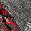 Red Paisley Pure Wool Scarf by Ombre London
