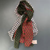 Wool and Silk Geometric Pattern Scarf by Ombre London