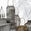Smokey Grey Rattan Lantern - Two Styles - Greige - Home & Garden - Chiswick, London W4 