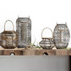 Smokey Grey Rattan Lantern - Two Styles - Greige - Home & Garden - Chiswick, London W4 
