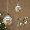 giant rustic gold glass bauble two sizes