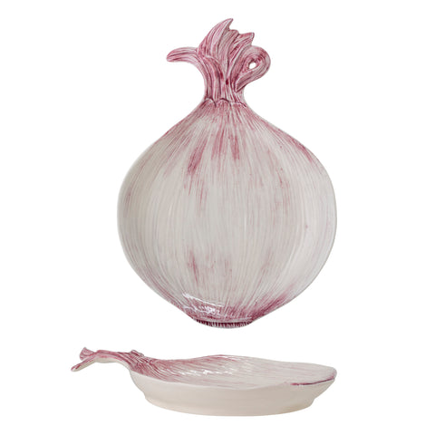 Stoneware Veggie Series - Purple Onion Plate