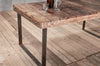 Reclaimed Wood and Iron Outdoor Table - Two Sizes